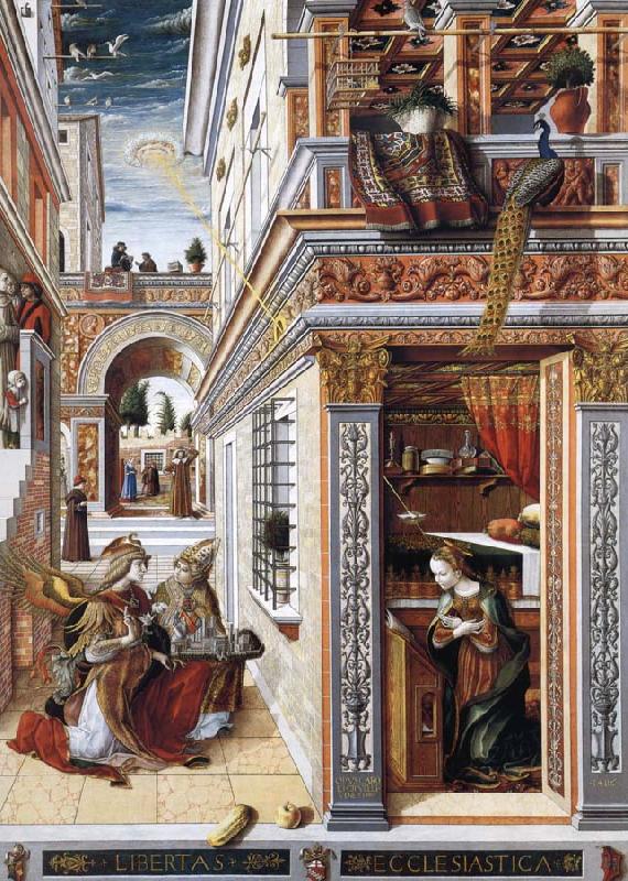The Annunciation, Carlo Crivelli